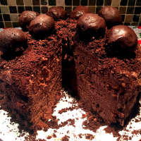 Homemade Chocolate Truffle Cake Recipe – Melanie Cooks image