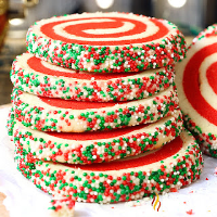 Christmas Pinwheel Cookies + Video image