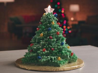 CHRISTMAS TREE CUPCAKES WITH ICE CREAM CONE RECIPES