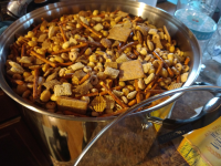 RECIPE FOR PARTY MIX WITH CHEERIOS RECIPES