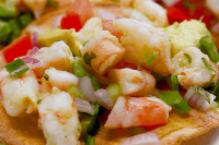 The Best Mexican Shrimp Tostadas Ceviche - Hell's Kitchen image