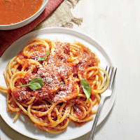 Slow-Cooker Tomato Sauce Recipe | MyRecipes image