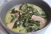 Instant Pot Luau Stew with Pork and Spinach image