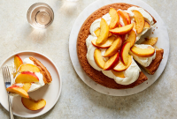 Almond Cake With Peaches and Cream Recipe - NYT Cooking image