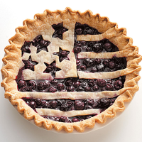 American Flag Berry Pie Recipe: How to Make It image
