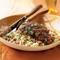Spiced Chicken with Black-Eyed Peas and Rice Recipe ... image