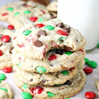 M&M Christmas Cookies — Let's Dish Recipes image