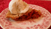Fresh Cherry Rhubarb Pie Recipe - Food.com image