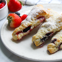 Mixed Berry Turnovers Recipe - Food Fanatic image