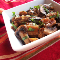 Stir-Fried Mushrooms with Baby Corn Recipe | Allrecipes image
