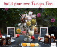 Build Your Own Burger Bar Party Ideas - Made by A Princess image