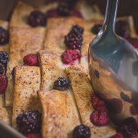Low Carb Bread and Butter Pudding | Low Calorie Dessert ... image