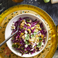 Grilled Corn and Red Cabbage Slaw Recipe | Allrecipes image