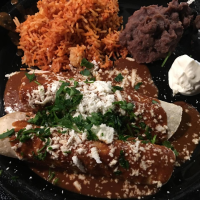 Chicken Enchiladas With Mole Sauce Recipe | Allrecipes image