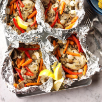 Chicken Veggie Packets Recipe: How to Make It image