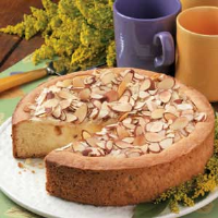 Creamy Peach Coffee Cake Recipe: How to Make It image