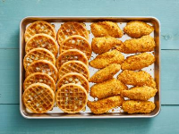Sheet-Pan Chicken and Waffles Recipe | Food Network ... image