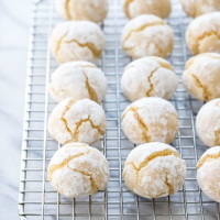 Soft Amaretti Cookies | Love and Olive Oil image