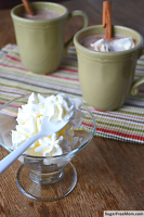 Frozen Peppermint Sugar-Free Whipped Cream {Dairy Free Option} image