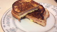 French-Toasted Ham, Turkey and Cheese Sandwich Recipe ... image