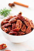 Easy Candied Pecans Recipe | ChefDeHome.com image