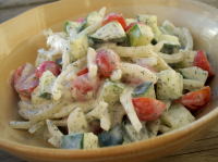 Sour Cream Vegetable Salad Recipe - Food.com image