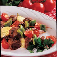 Curried Beef Kabobs Recipe: How to Make It image