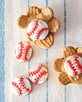 Baseball Glove Cupcakes | Better Homes & Gardens image