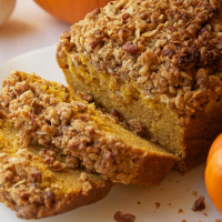 Walnut Streusel Pumpkin Bread Recipe | Allrecipes image