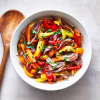 Roasted Peppers & Onions Recipe | EatingWell image