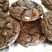 White Chocolate, Chocolate Cookies Recipe | Allrecipes image