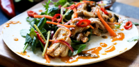 Low Calorie Thai Curry Chicken Wrap – Lo-Dough image