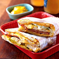 Pressed Cuban Sandwiches Recipe | MyRecipes image