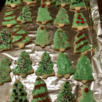 FROSTED CHRISTMAS TREE COOKIES RECIPES
