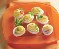 Delectable Deviled Eggs - Sour Cream & Cottage Cheese image