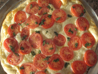 Provolone Pizza (Provolone, Roma Tomato & Fresh Basil ... image