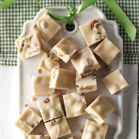 Butter Pecan Fudge Recipe: How to Make It - Taste of Home: Find Recipes, Appetizers, Desserts, Holiday Recipes & Healthy Cooking Tips image