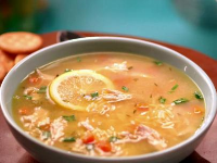 Chicken Lemon Orzo Soup Recipe | Jeff Mauro | Food Network image