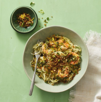 Green Olive Shrimp Pasta Recipe-How to Make Green Olive ... image