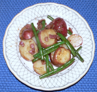 Pan Sauteed Potatoes & Green Beans Recipe - Food.com image