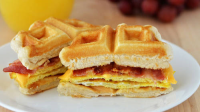 Waffle Breakfast Sandwiches Recipe - Pillsbury.com image