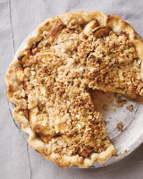 Peach Crumble Pie Recipe | Martha Stewart image
