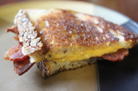 Grilled Cheese and Bacon Sandwich Recipe - Food.com image