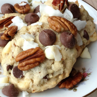 Pecan Coconut Chocolate Chip Cookies Recipe | Allrecipes image