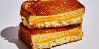 Breakfast Grilled Cheese with Soft Scrambled Eggs Recipe ... image