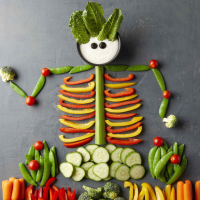 Halloween Veggie Tray Recipe | EatingWell image
