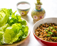 Pork Yuk Sung (Chinese Lettuce Wraps) Recipe | SideChef image