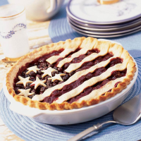 Old Glory Cherry-Blueberry Pie Recipe | MyRecipes image