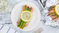 Salmon and Asparagus in Foil Recipe - Food.com image