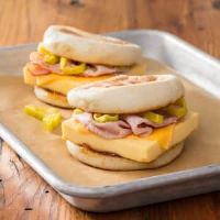 Egg, Ham, and Pepperoncini Sandwiches | Cook's Illustrated image